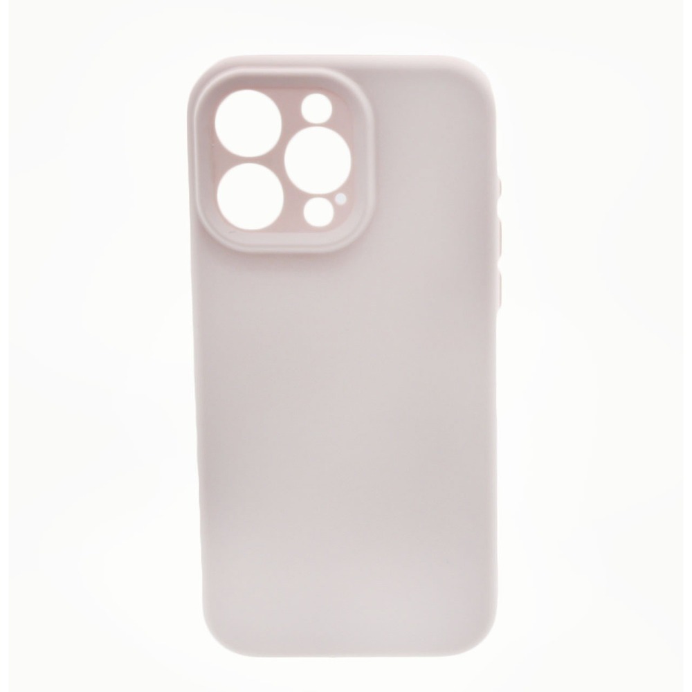 Vooii iPhone 15 Pro Max Silicone Case Light Pink DROP+ Protective Cover 6.7 inch